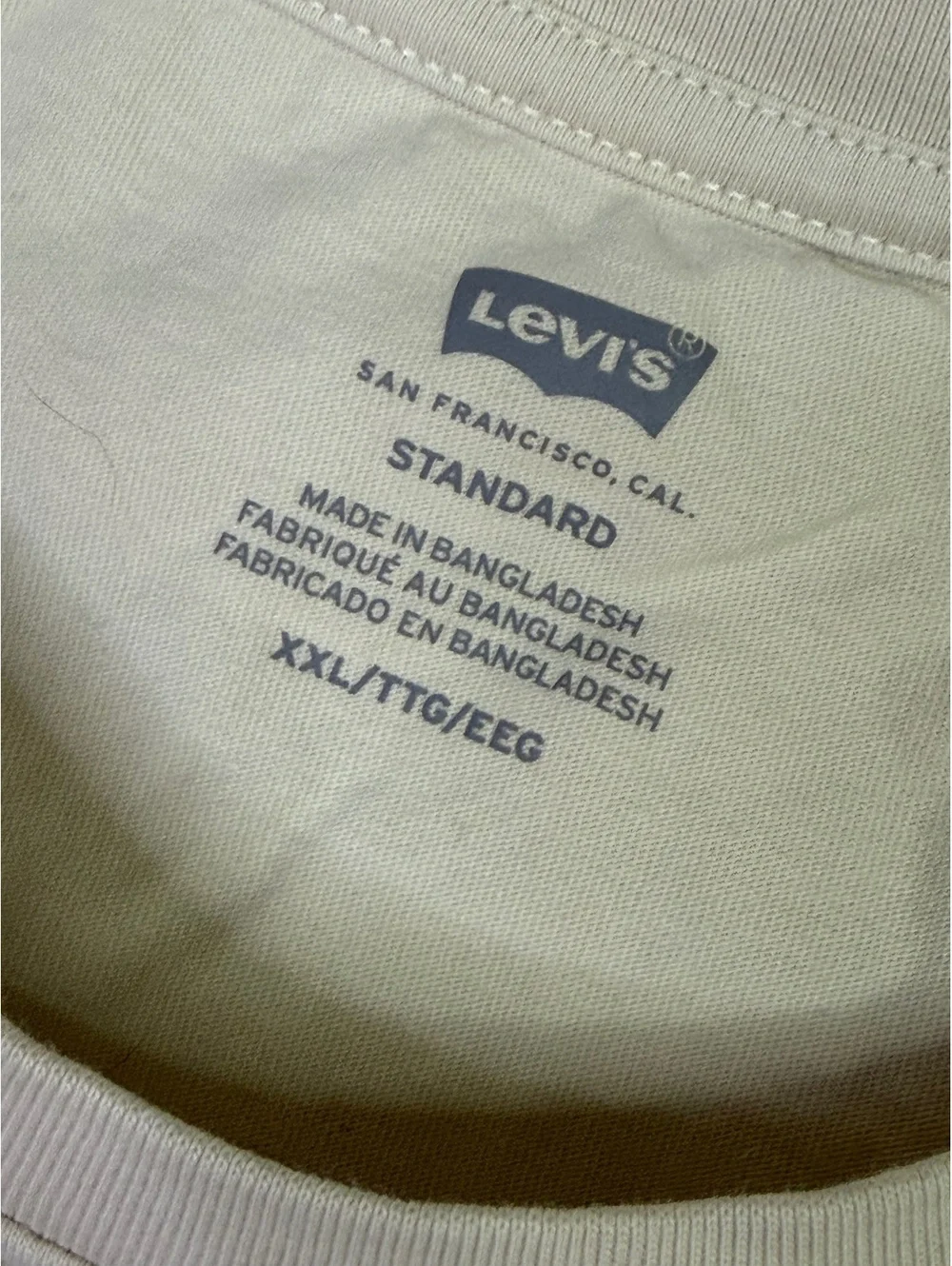 Levi's Graphic T-Shirt Off-White Cream 